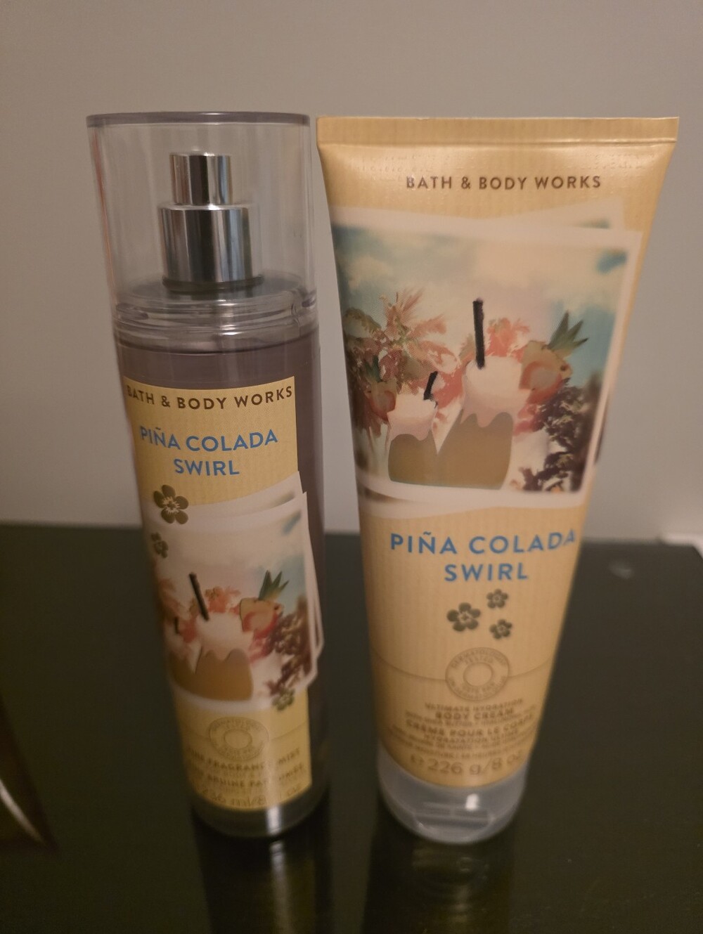 Bath & Body Works Piña Colada Swirl Fragrance Mist & Body Cream